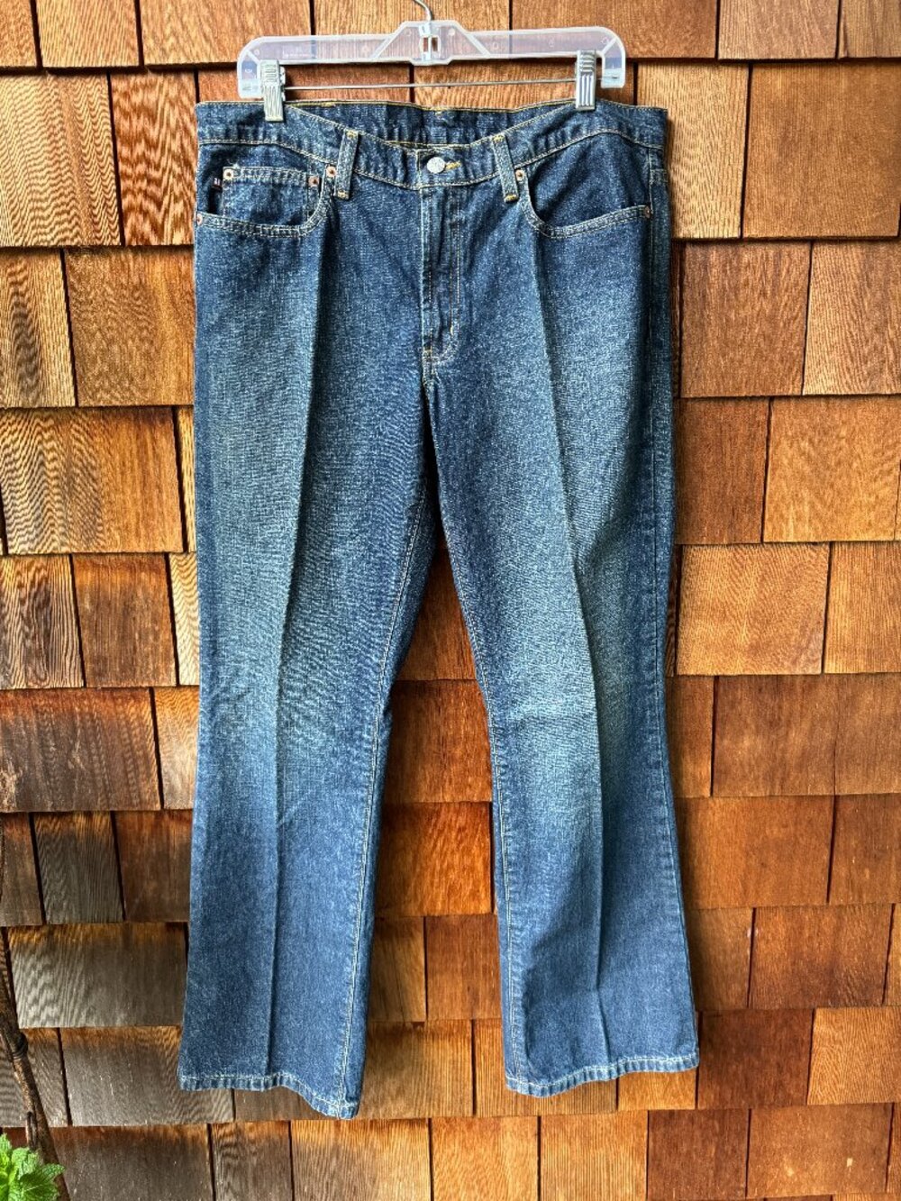 Ralph Lauren Polo Jeans Co Blue Denim Relaxed Bootcut Jean in Women's 14X32